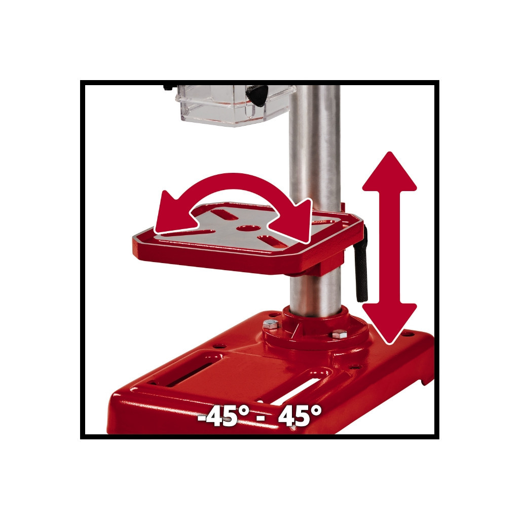 Свердлильний верстат Einhell TC-BD 450, 450Вт, 600-2650об/хв, патрон 1.5-13мм (4520592) - зображення 7