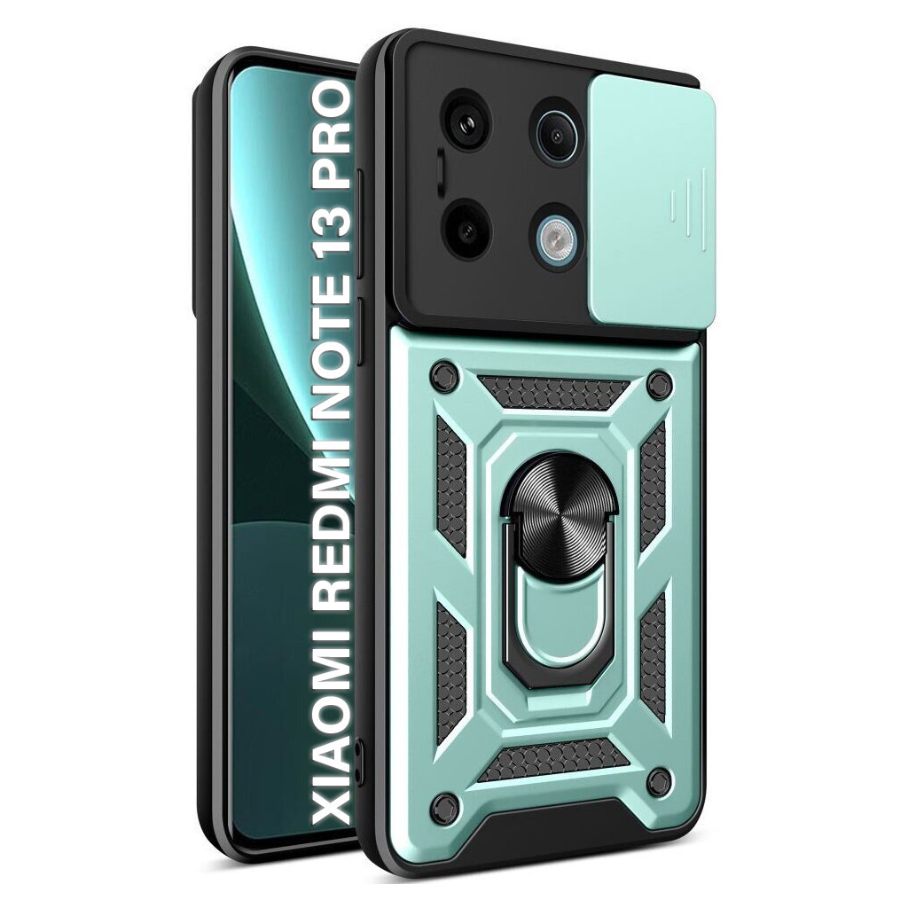 Чохол до мобільного телефона BeCover Military Xiaomi Redmi Note 13 Pro 5G Dark Green (710695) - зображення 1