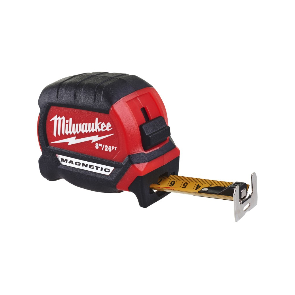 Рулетка Milwaukee магнітна GEN III 8м(26ft)/27мм (4932464603) - изображение 2