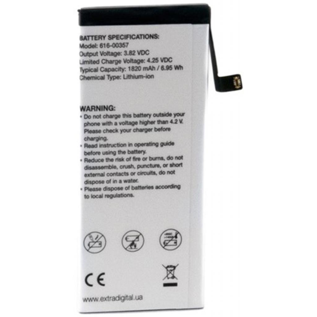 Акумуляторна батарея Extradigital Apple iPhone 8 (1820 mAh) (BMA6455) - изображение 2