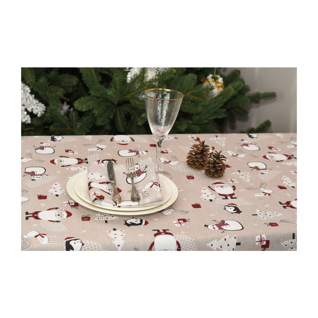 Скатертина Прованс Новорічна 300х136 (4823093441378) - зображення 3