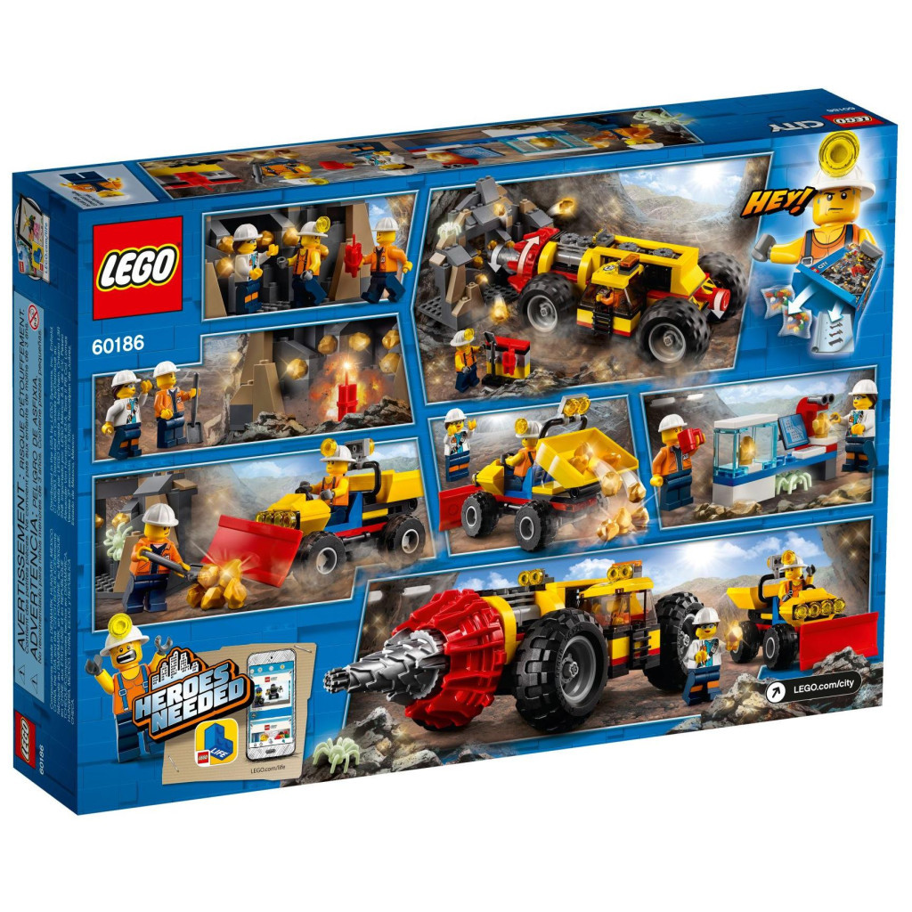 Конструктор LEGO Важкий гірничий бур 294 деталі (60186) - зображення 12