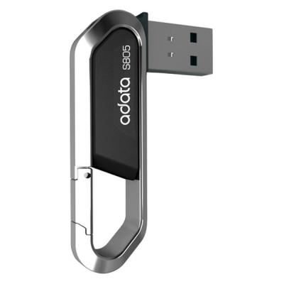 USB флеш накопичувач ADATA 32GB S805 Grey USB 2.0 (AS805-32G-RGY) - зображення 2