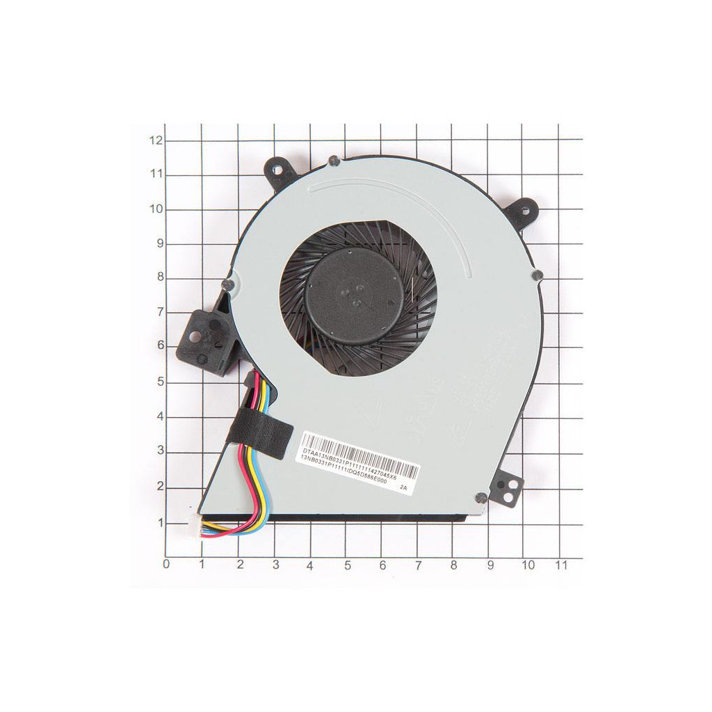 Вентилятор ноутбука ASUS X451/X551/F551 DC(5V,0.4A) 4pin (13NB0331P11011) - зображення 4