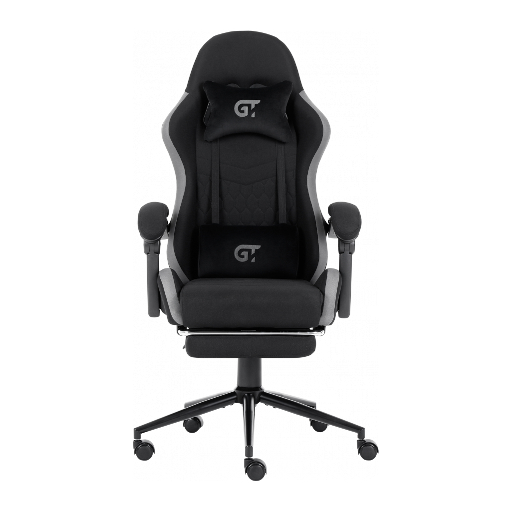 Крісло ігрове GT Racer X-2324 Black/Gray (X-2324 Fabric Black/Gray) - зображення 2