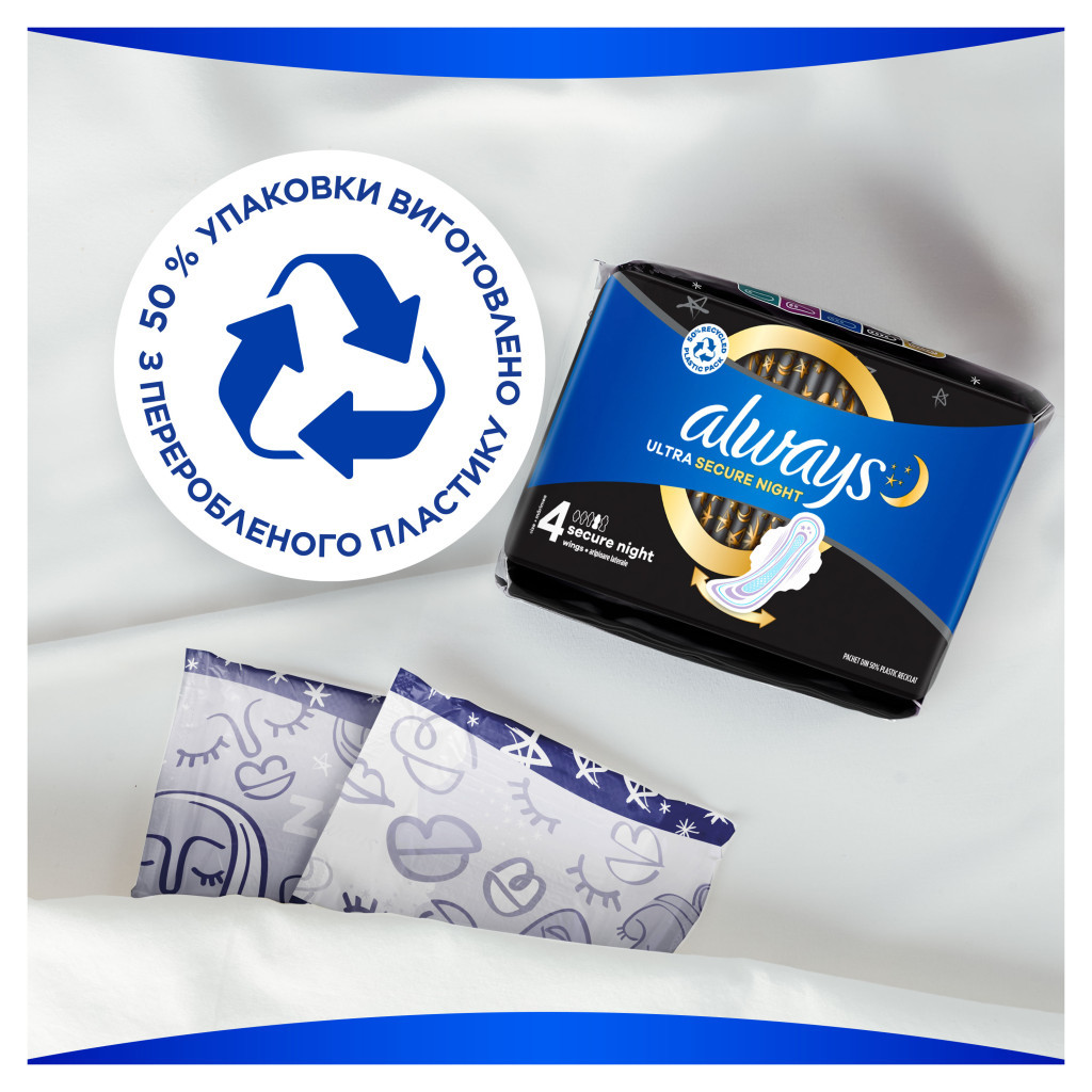 Гігієнічні прокладки Always Ultra Secure Night (Розмір 4) 12 шт. (4015400612469) - изображение 10