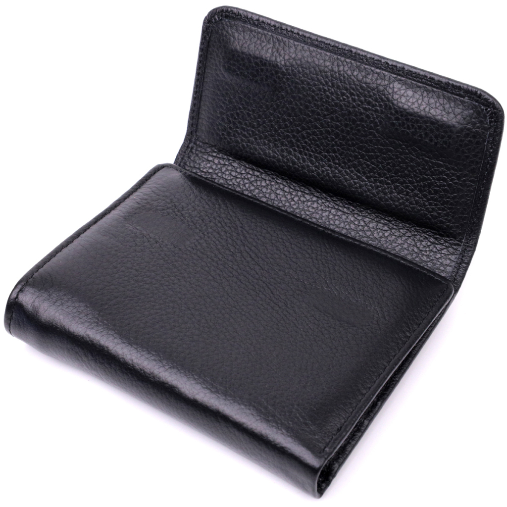 Гаманець ST Leather З натуральної шкіри Чорний (19494) - зображення 5