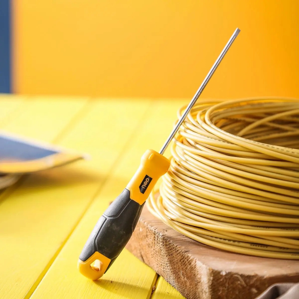 Викрутка Deli шлiцьова 3 x 100 мм (DL6331001) - зображення 4