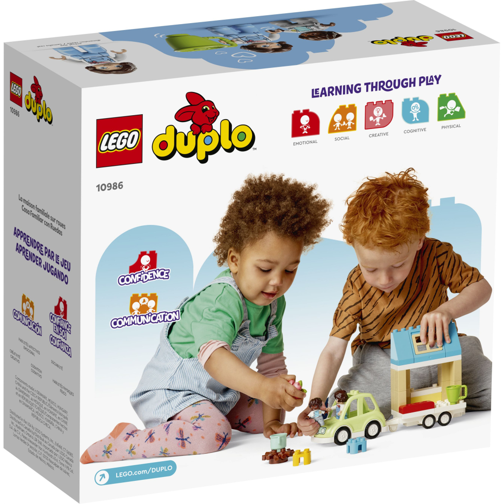 Конструктор LEGO DUPLO Town Сімейний будинок на колесах 31 деталь (10986) - зображення 5
