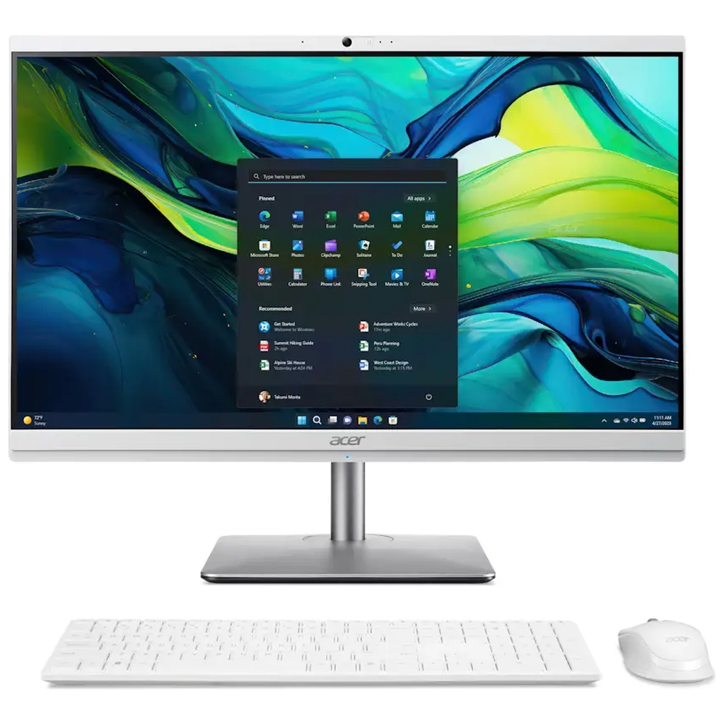 Комп'ютер Acer Aspire C24-195ES AiO / Intel U7-155U, 16, 512, WiFi, кл+м (DQ.BM5ME.001) - зображення 1