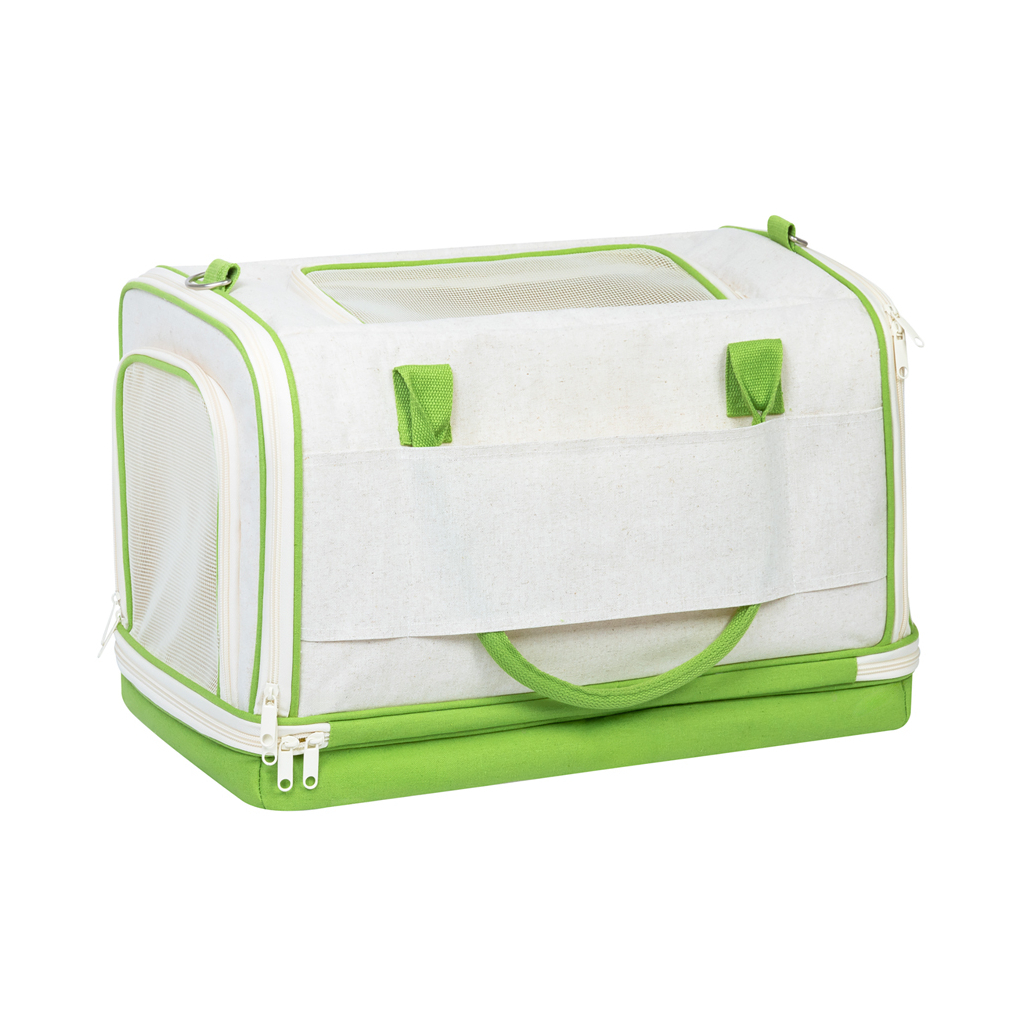 Переноска для тварин WAUDOG Relax Eco 47х30х28 см для котів та дрібних порід собак до 8 кг (9987) - изображение 4