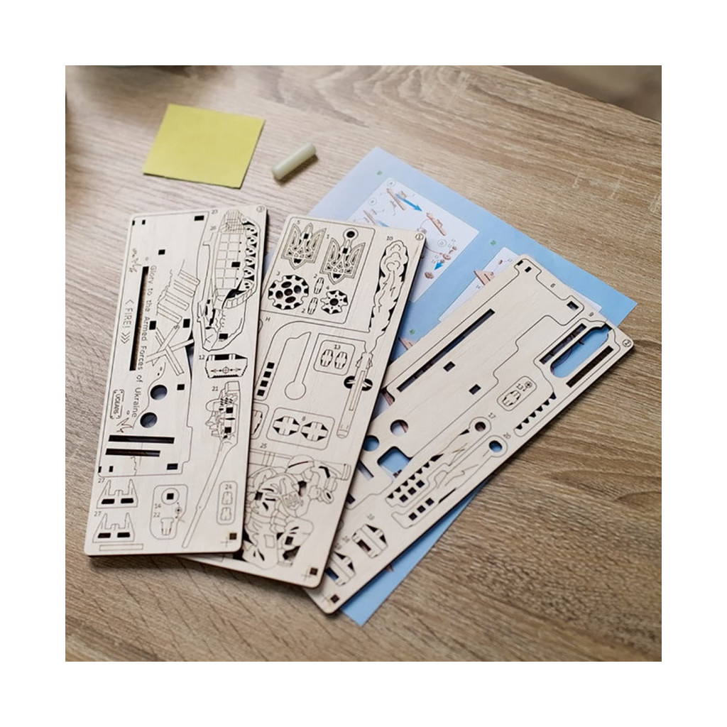 Конструктор Ugears Вистрілив – забув (6337307) - зображення 8