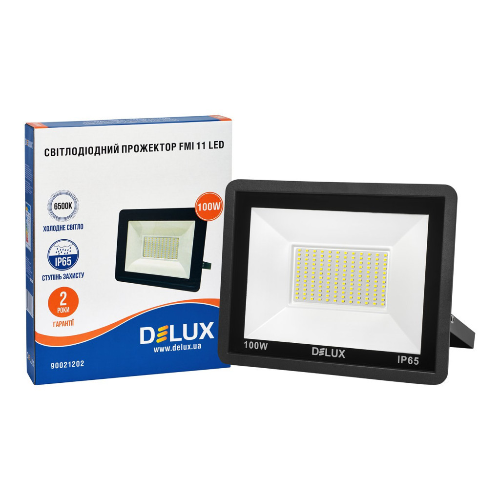 Прожектор Delux FMI 11 LED 100Вт 6500K IP65 (90021202) - зображення 3
