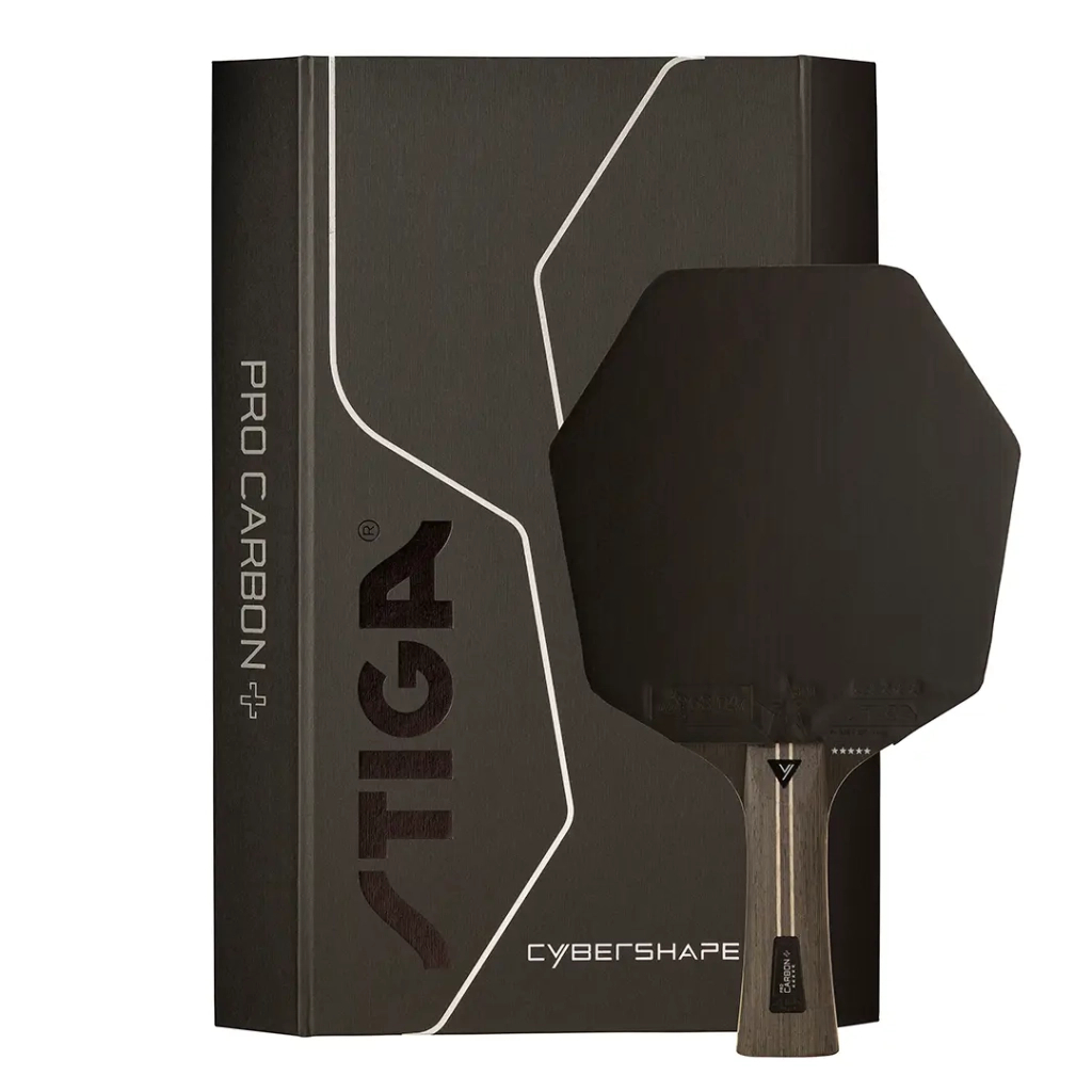 Ракетка для настільного тенісу Stiga Pro Carbon Plus Cybershape 5 Star FL (1215-0401-35) (931184) - зображення 1