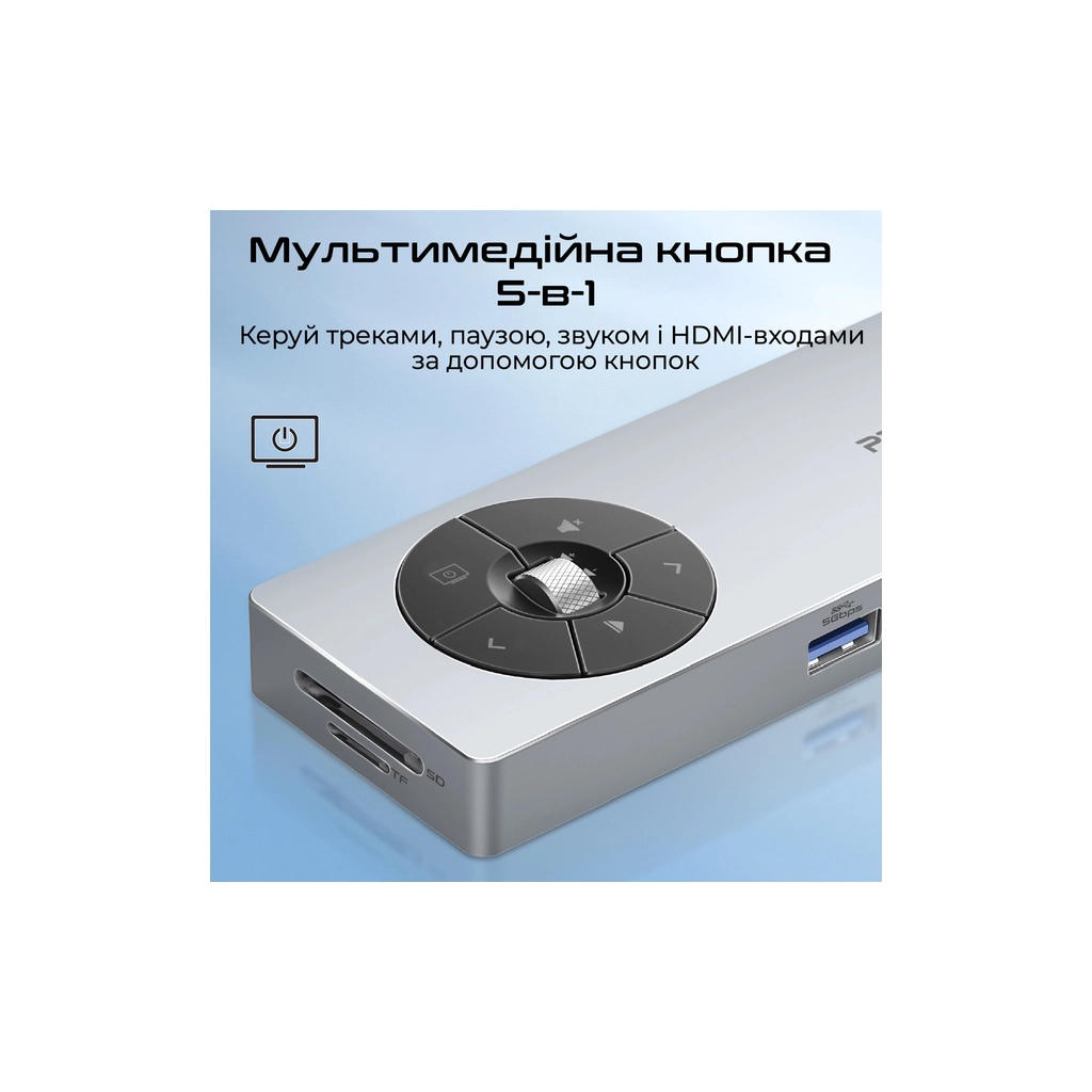 Концентратор Promate USB-C 14-in-1 Promate comandhub-pro (comandhub-pro) - изображение 7