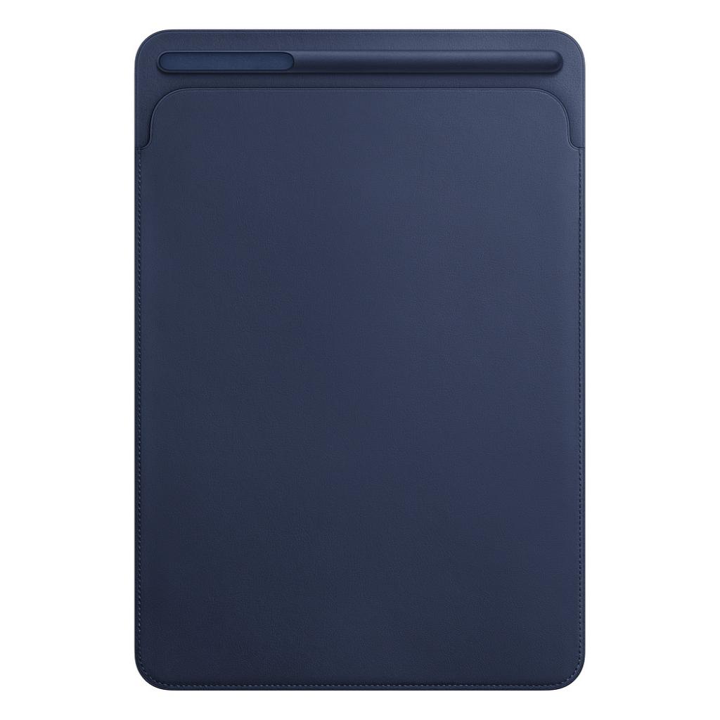 Чохол до планшета Apple Leather Sleeve for 10.5-inch iPad Pro - Midnight Blue (MPU22ZM/A) - зображення 1