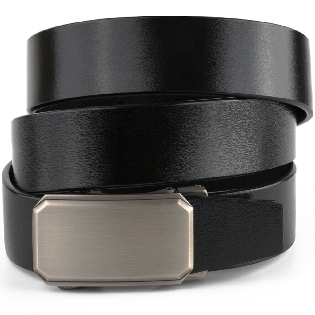 Ремінь Vintage Чоловічий з автоматичною пряжкою Чорний (20275) - зображення 1
