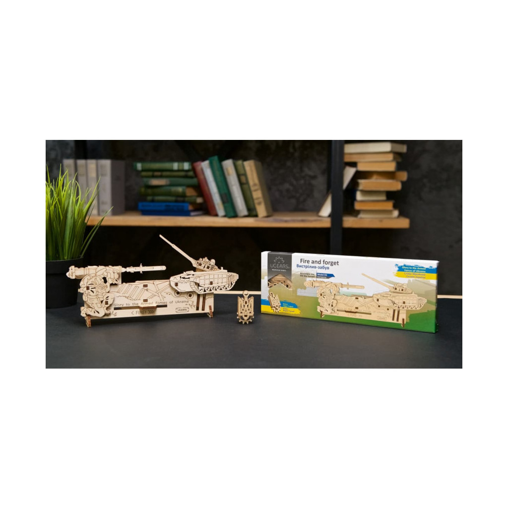 Конструктор Ugears Вистрілив – забув (6337307) - зображення 4