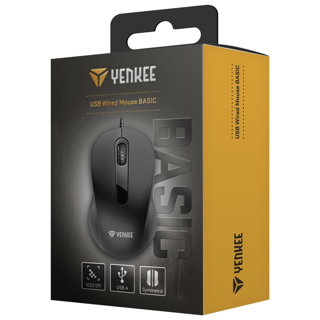 Мишка YENKEE YMS 003BK USB Black (45022691) - зображення 4
