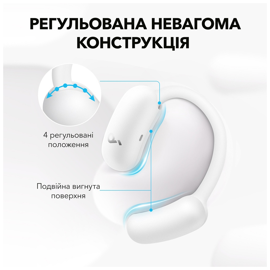 Навушники Anker SoundСore AeroFit 2 White (A3874G21) - зображення 8