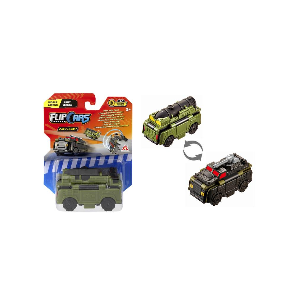 Машина Flip Cars 2 в 1 Ракетоносець і Армійський автомобіль (EU463875-16) - зображення 1