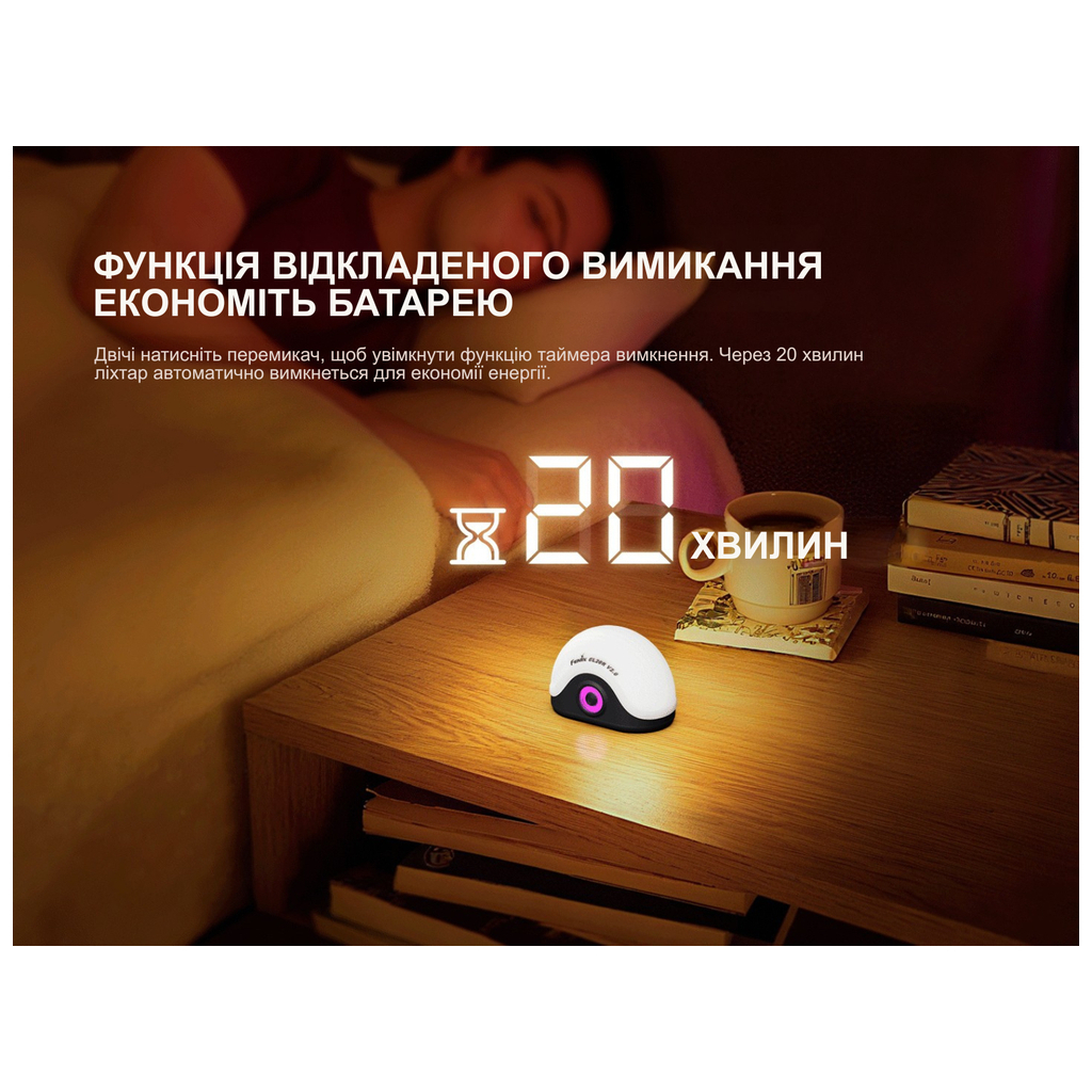 Ліхтар Fenix CL20R V.2.0 чорний (CL20RV20BLK) - зображення 9