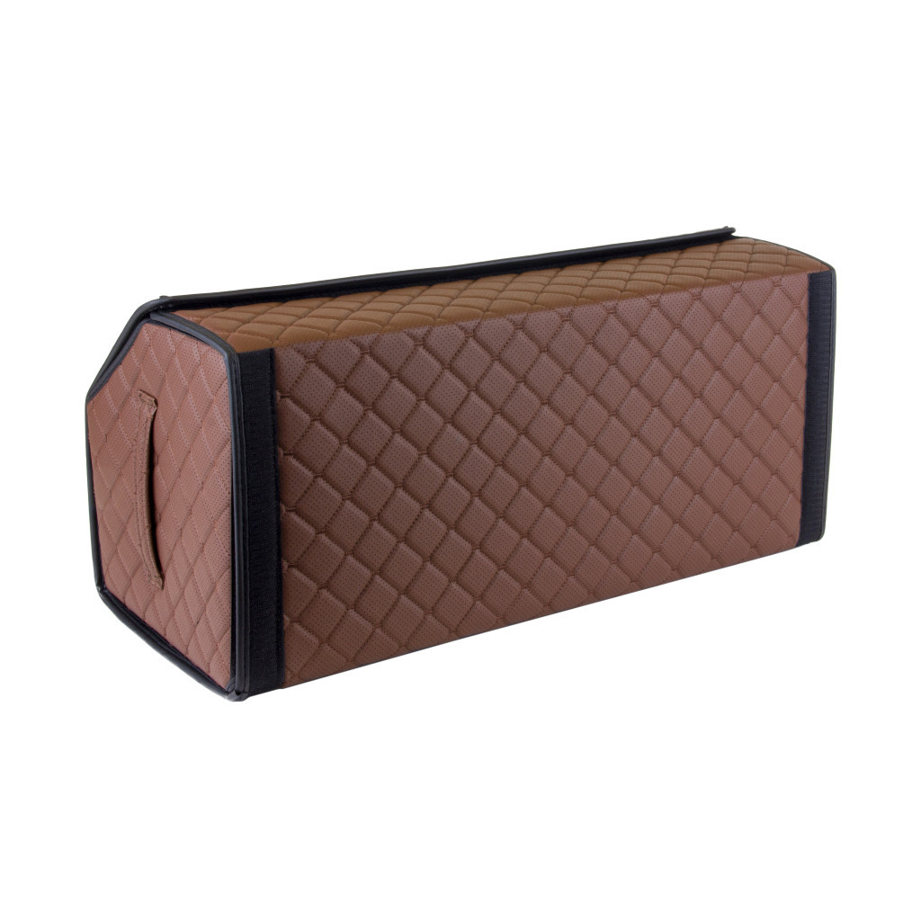 Сумка-органайзер EVAtech ECO L 30x30x65 см коричнева з коричневою ниткою (EHECELZZBR) - зображення 6