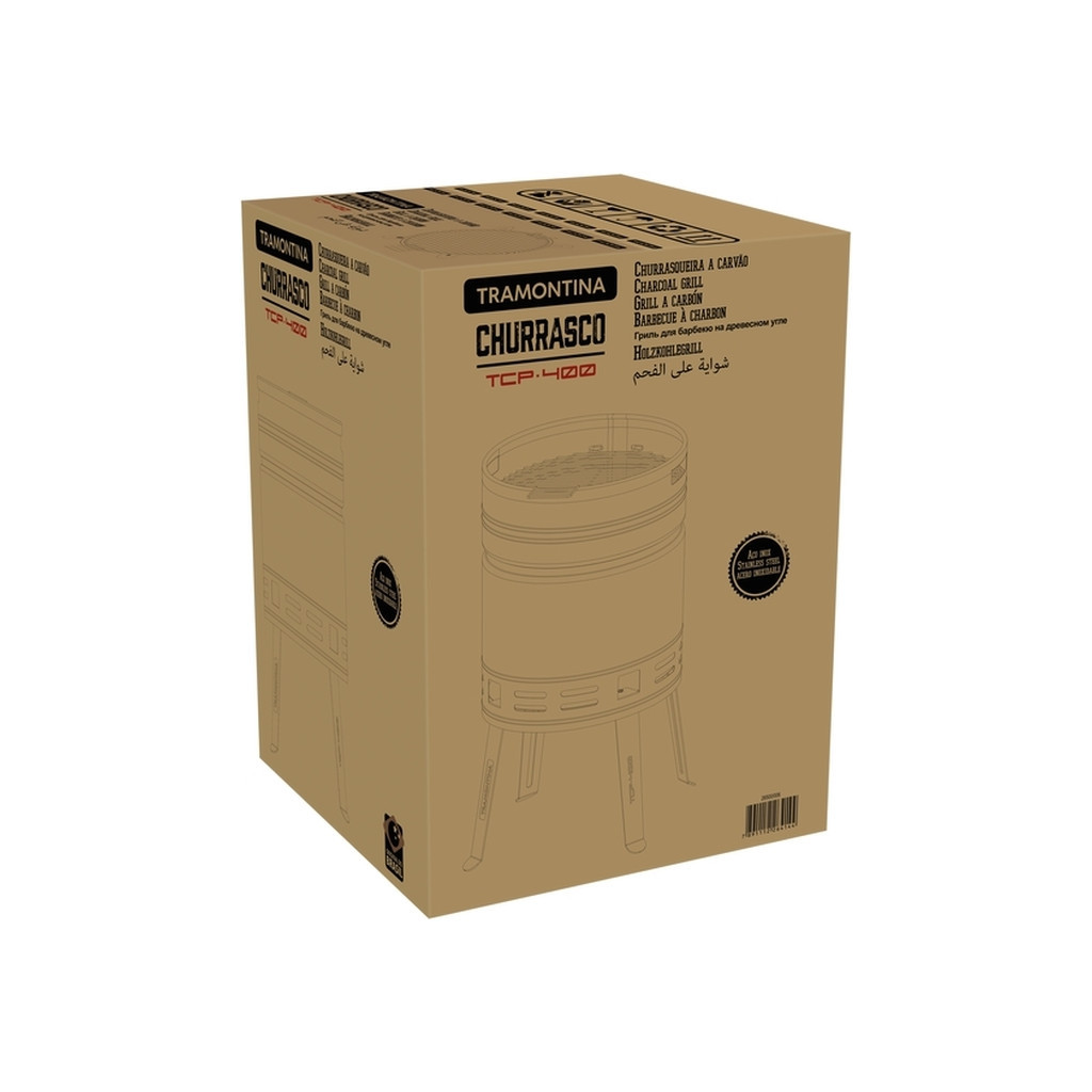 Гриль-барбекю Tramontina Barbecue TCP 400 вугільний (26500/006) - зображення 8