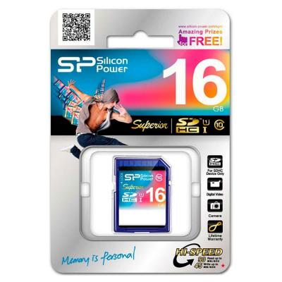 Карта пам'яті Silicon Power 16GB SDHC Class10 UHS-I U1 (SP016GBSDHCU1V10) - зображення 2