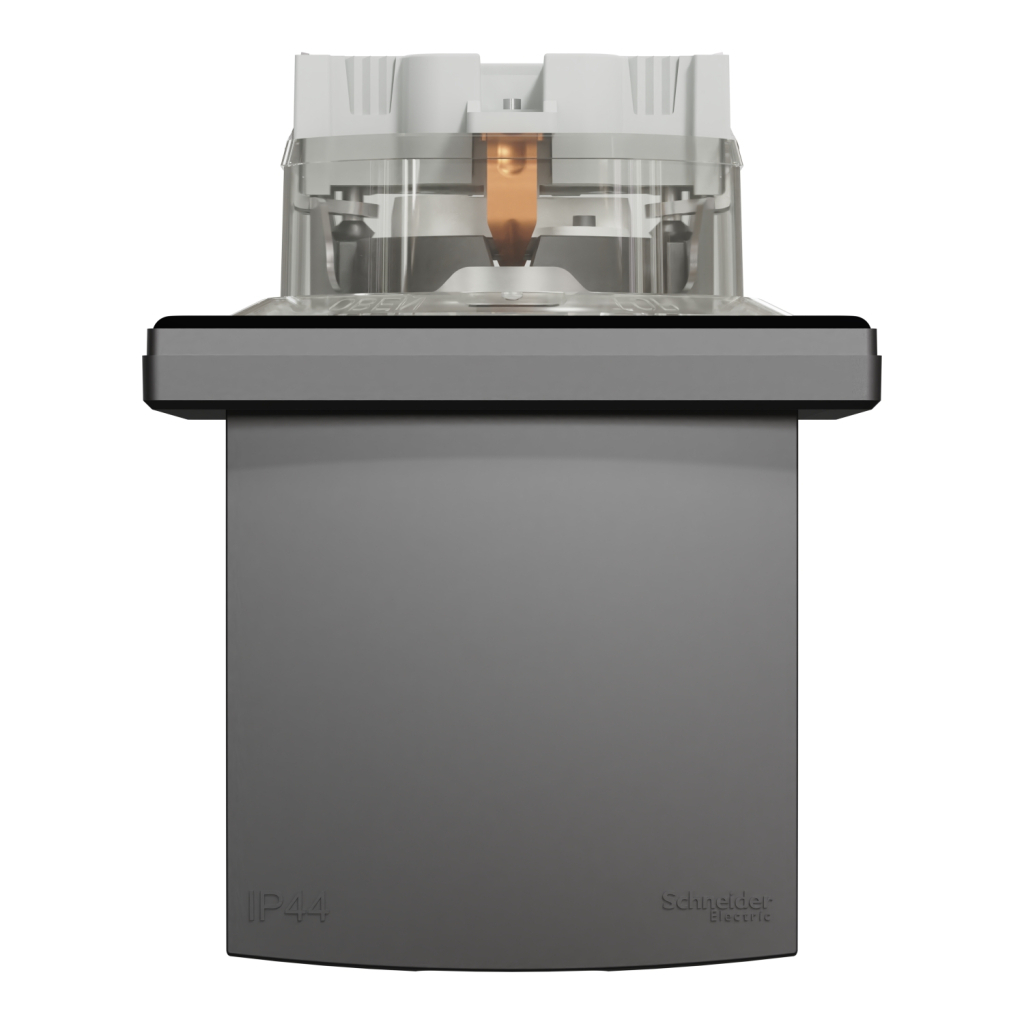 Розетка Schneider Electric ASFORA з кришкою, IP44, антрацит (EPH3100371) - изображение 5