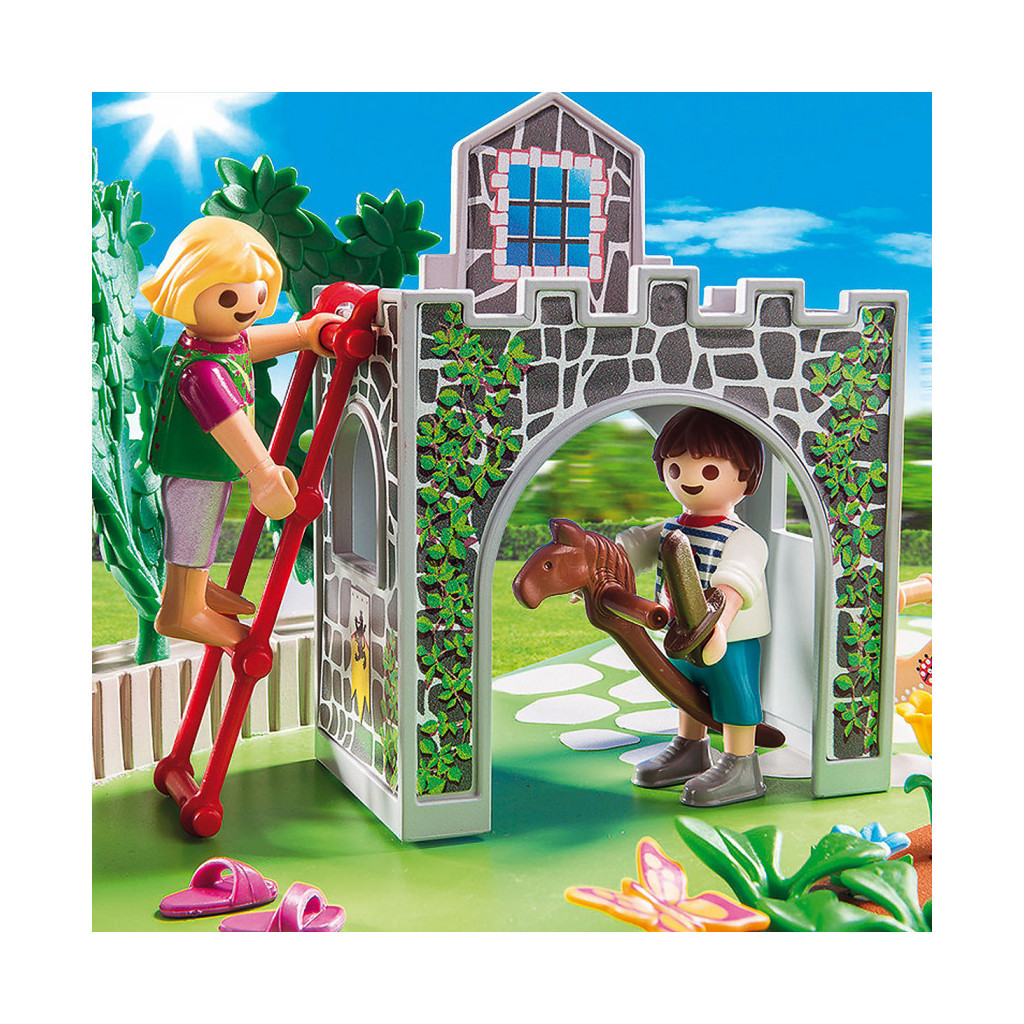 Конструктор Playmobil Super Set Сімейний дворик (6336462) - зображення 4