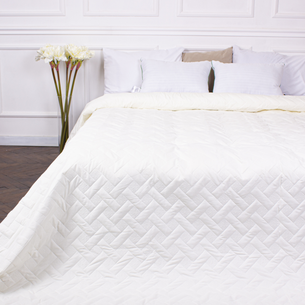 Покривало MirSon Deep Line №7060 Egret 220х240 (2200005621868) - зображення 1