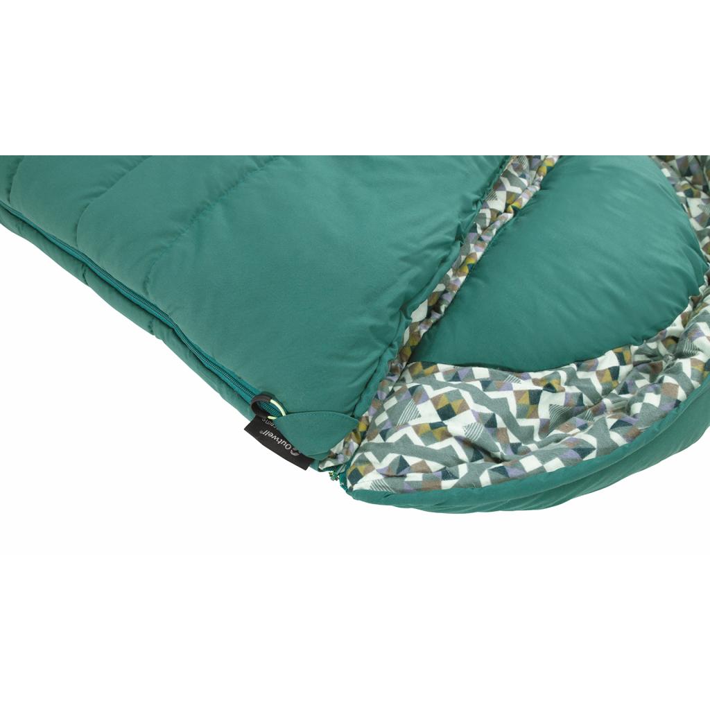 Спальний мішок Outwell Camper Supreme -9C Petrol Blue Left (928745) - зображення 5