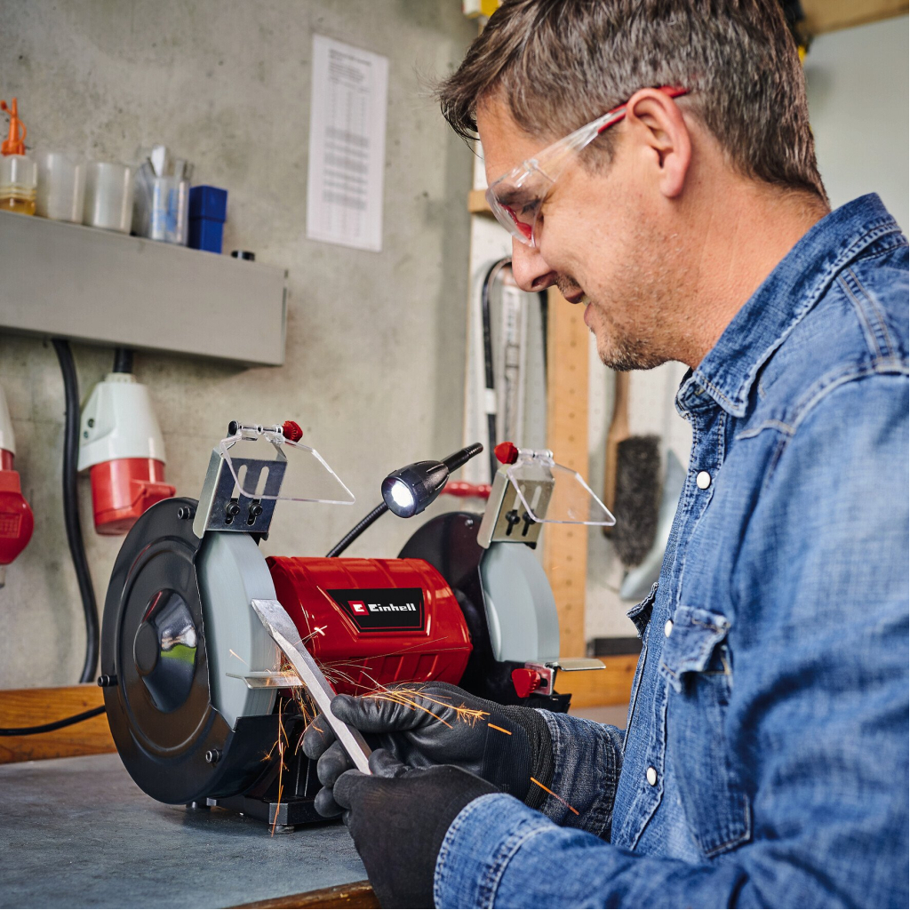 Точильний верстат Einhell TC-BG 200 L, 400Вт, коло 200х25мм, 2980об/хв (4412633) - зображення 5