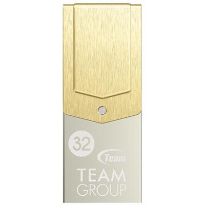 USB флеш накопичувач Team 32GB M161 Gold USB 3.1 OTG Type-C (TM161332GD01) - зображення 1