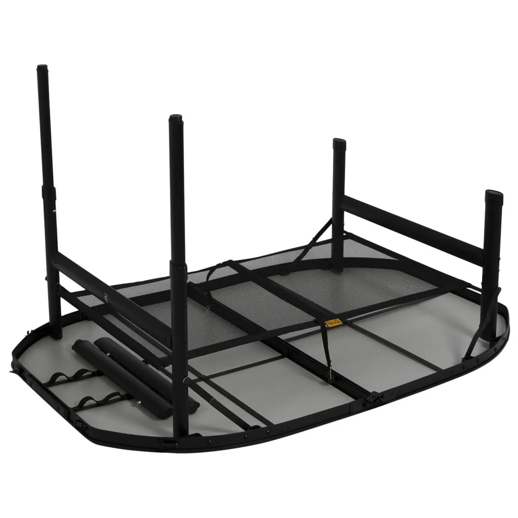 Туристичний стіл Bo-Camp Northgate Oval 120x80 cm Black/Grey (1404187) - зображення 3