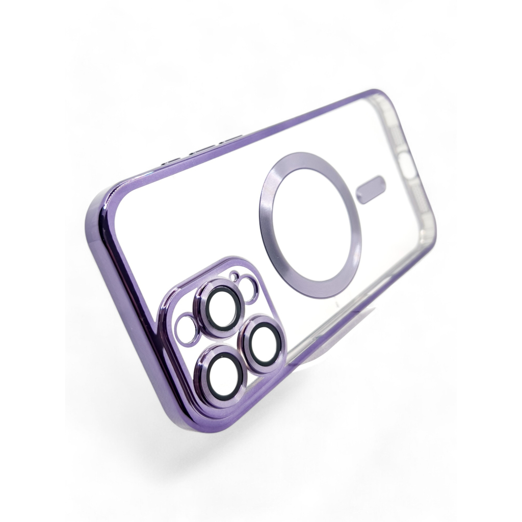 Чохол до мобільного телефона BeCover TPU Chrome Case (MagSafe) для Apple iPhone 16 Pro Max Purple (712089) - зображення 3
