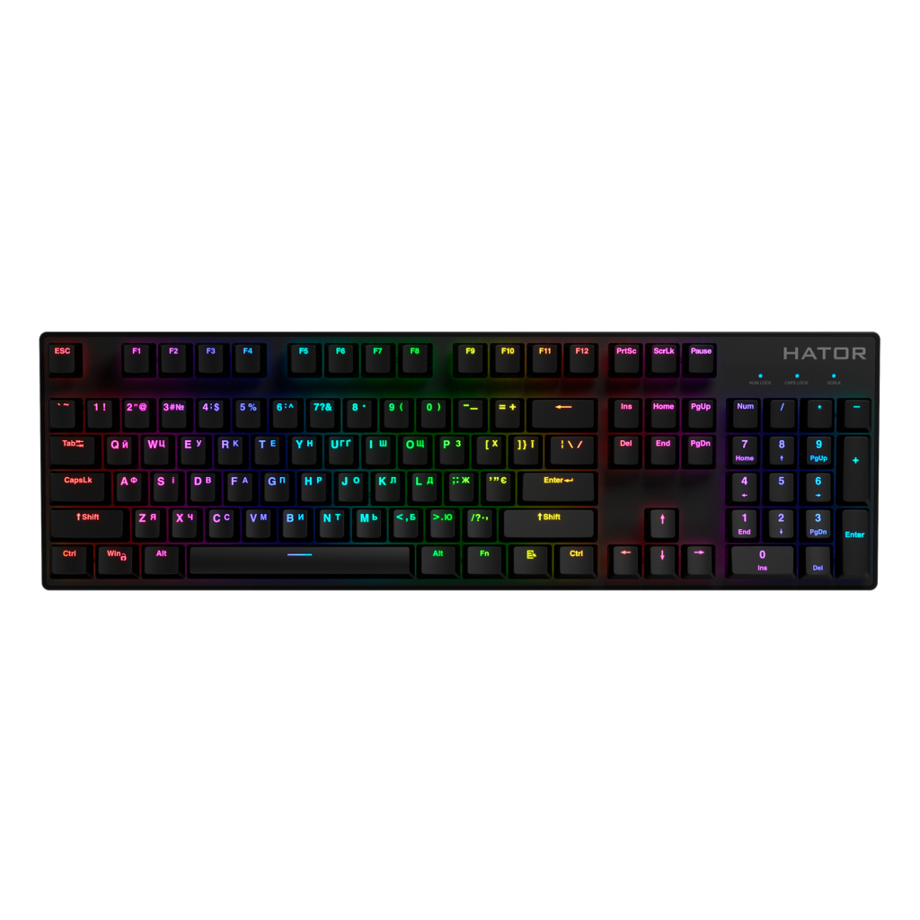 Клавіатура Hator Starfall RGB Pink switch Black (HTK-599) - зображення 1