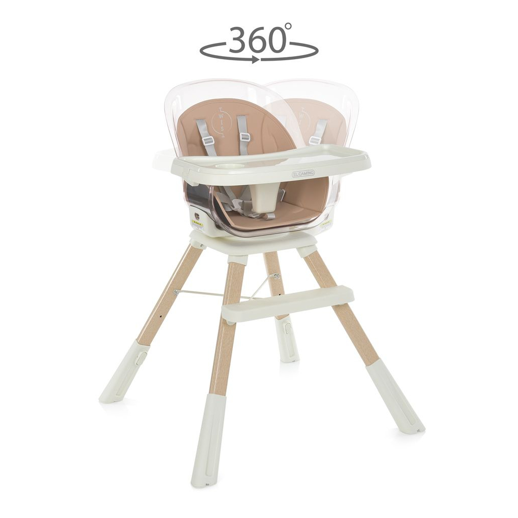 Стілець для годування El Camino ME 1104 TWIST pink - зображення 8