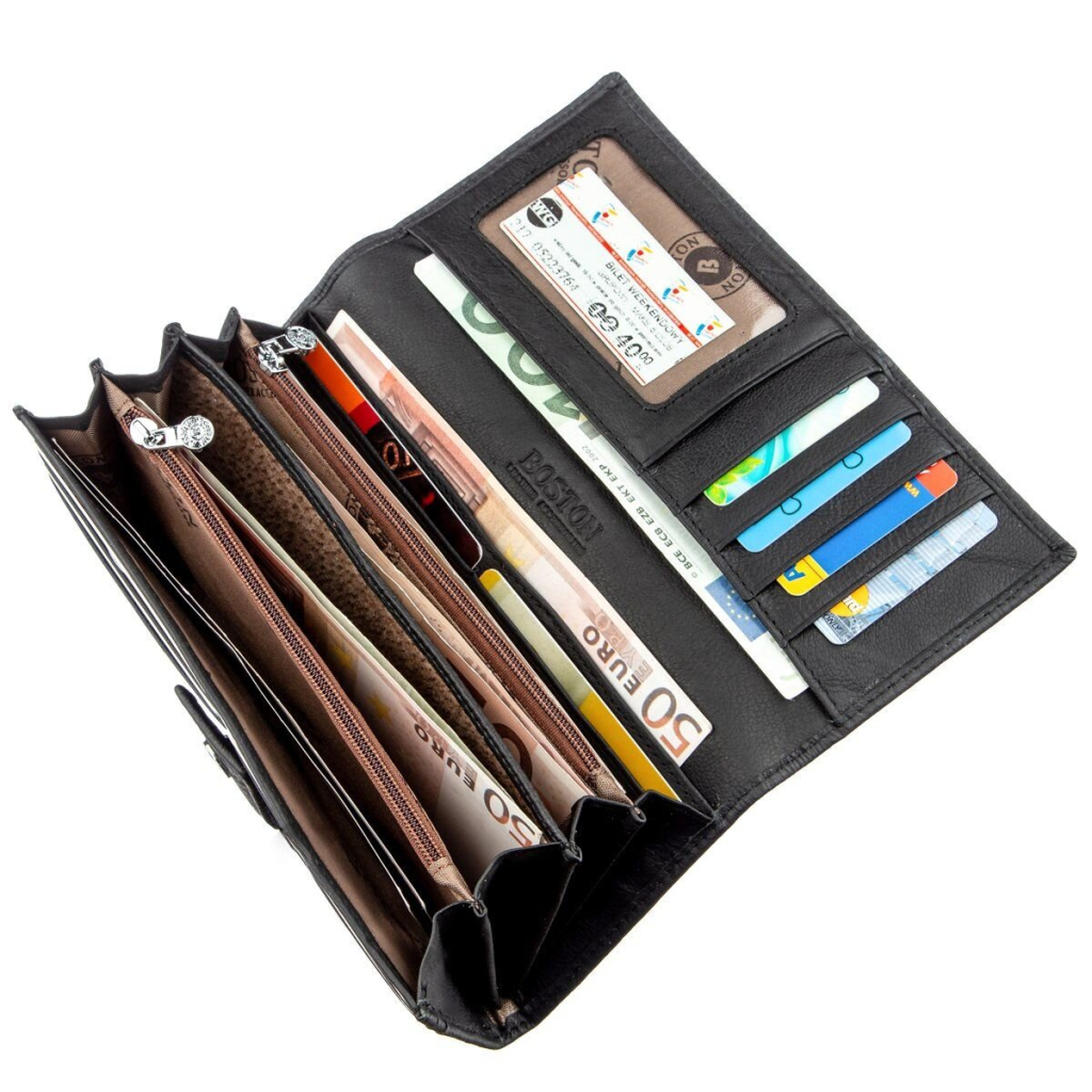 Гаманець Boston З монетницею на блискавці Чорний (18849) - зображення 7