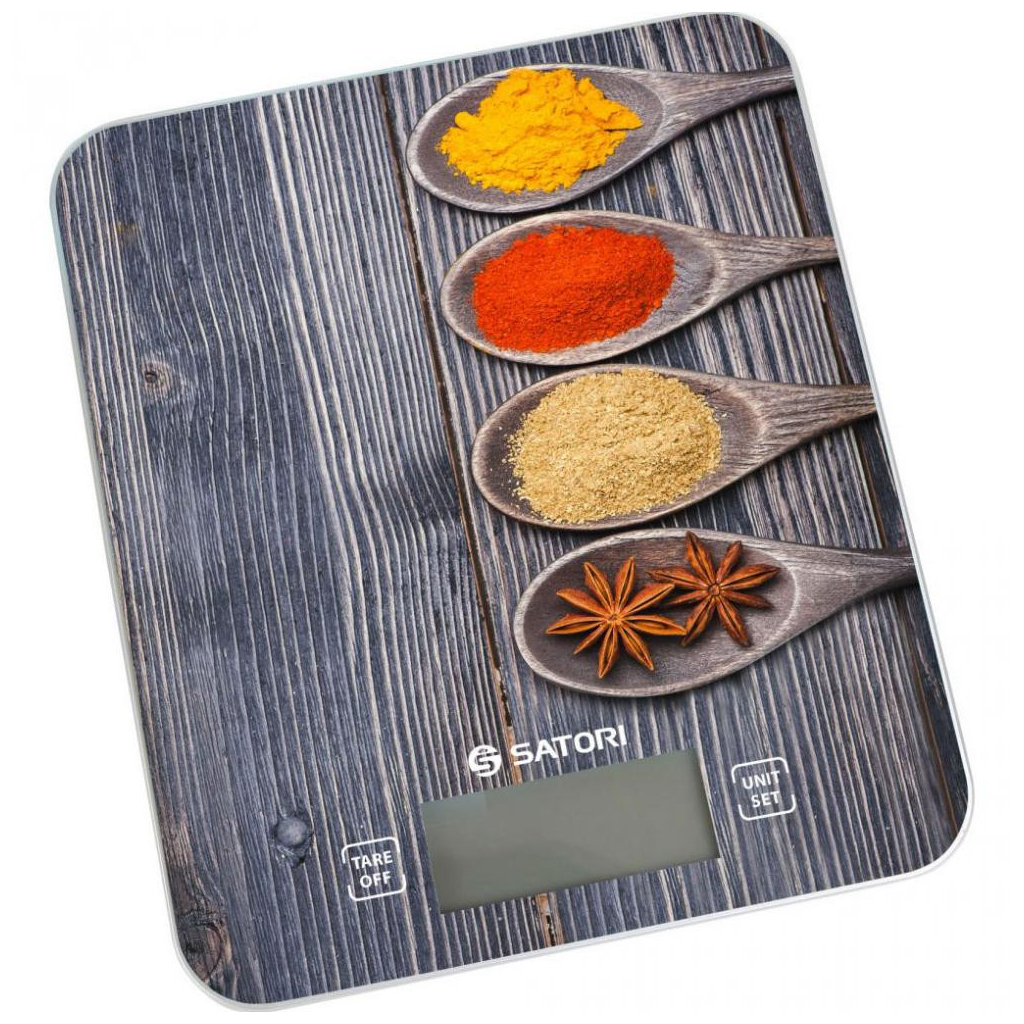 Ваги кухонні Satori SKS-212-WD - зображення 1