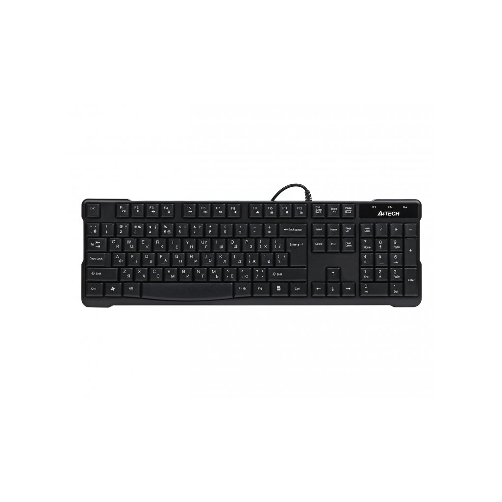 Клавіатура A4Tech KR-750-BLACK-US (4711421805827) - зображення 1