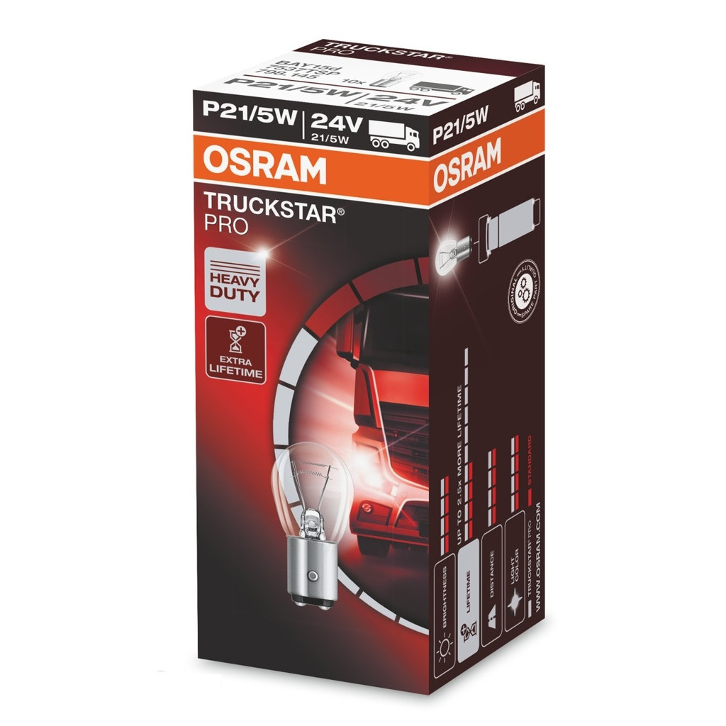 Автолампа Osram 21/5W (OS 7537 TSP) - зображення 1