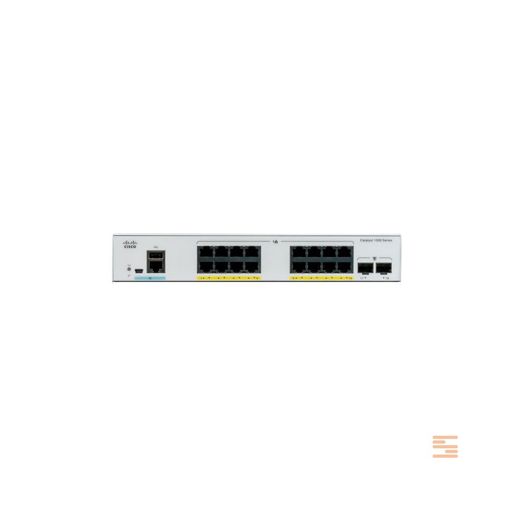 Комутатор мережевий Cisco C1000-16T-2G-L - зображення 2