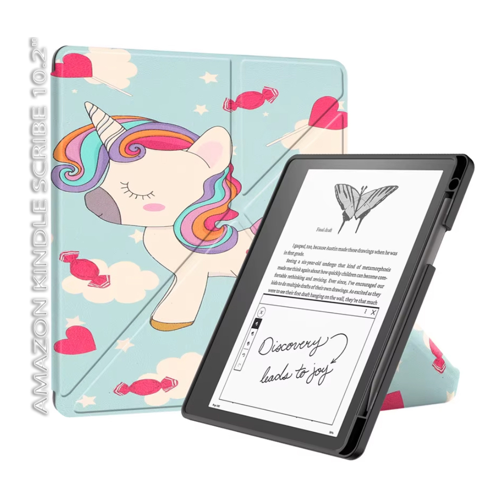 Чохол до електронної книги BeCover Ultra Slim Origami Amazon Kindle Scribe 10.2" Unicorn (712583) - зображення 1