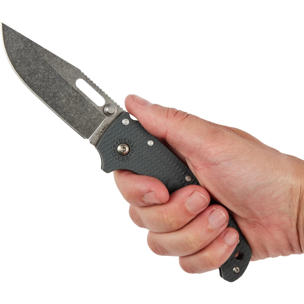 Ніж Demko AD20.5 Clip Point AUS10A Grey Grivory (205-10A-CPGRY) - изображение 5