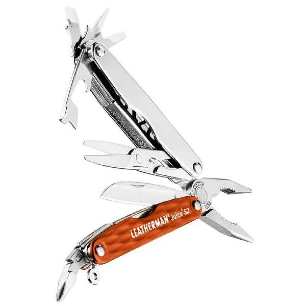 Мультитул Leatherman Juice S2 - CINNABAR ORANGE, картонна коробка (831941) - зображення 2
