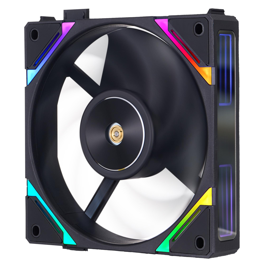 Кулер до корпусу 1stPlayer XF7 Black (XF7-BK-1IN1) - зображення 1