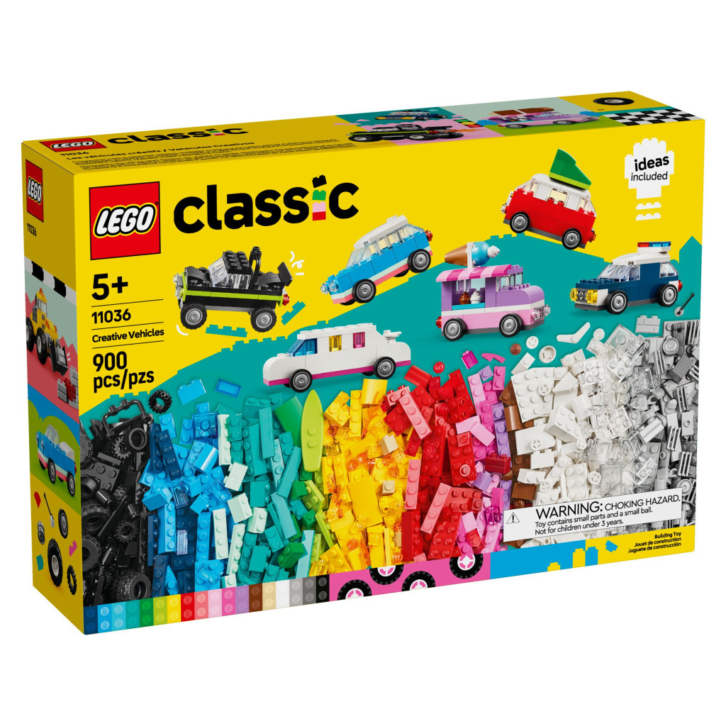 Конструктор LEGO Classic Творчі транспортні засоби 900 деталей (11036) - зображення 1
