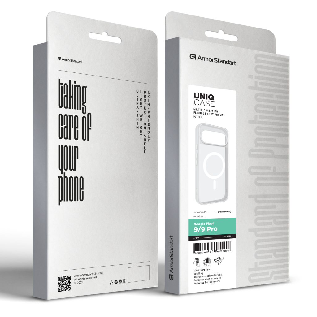 Чохол до мобільного телефона Armorstandart Uniq MagSafe Google Pixel 9 / 9 Pro Clear (ARM80911) - зображення 3